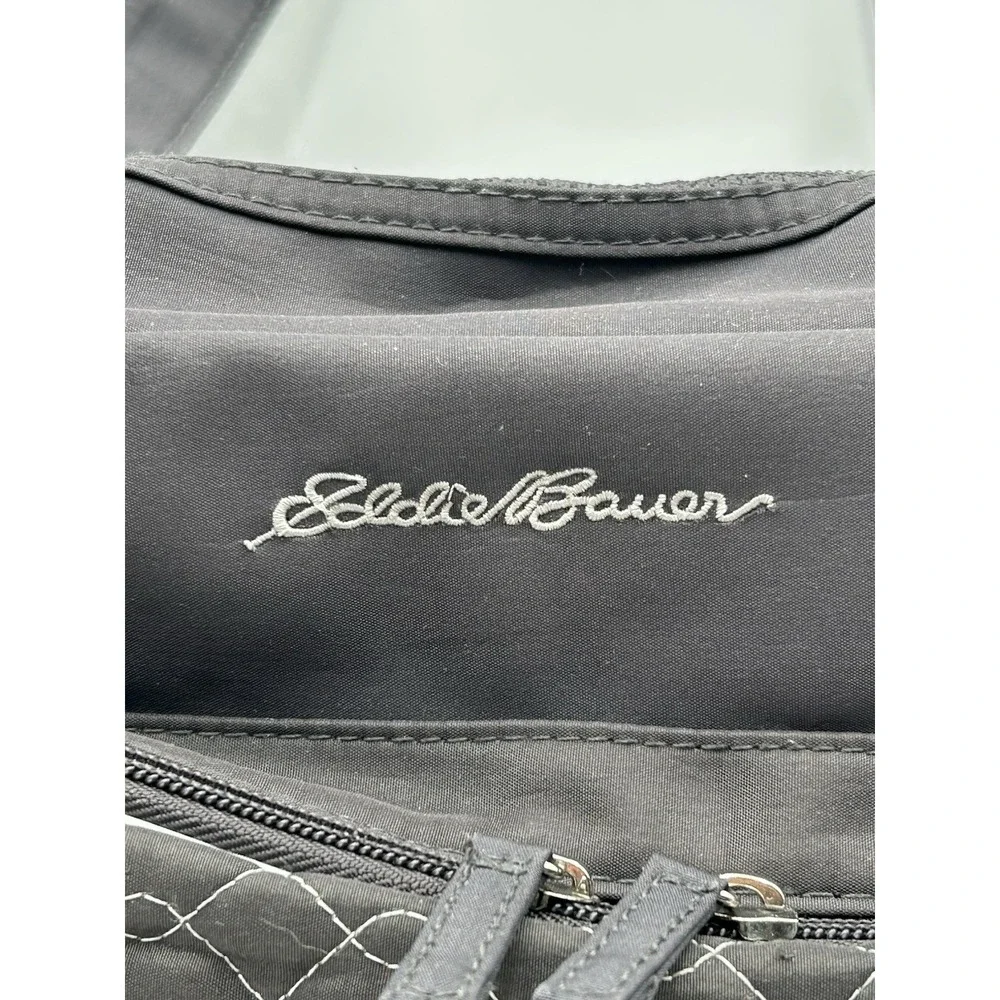 Eddie Bauer Ladies Overnight Diaper Travel Shoulder Tote Bag Gray